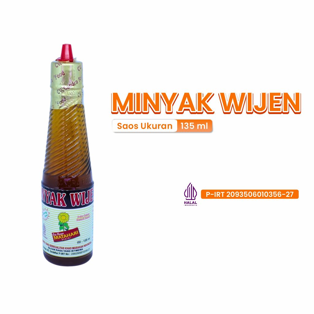 

Minyak Wijen , Seasoning Oil , Bahan Makanan , Masakan , CAP BUNGA MATAHARI 135ML