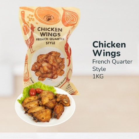 

CHICKEN WINGS FRENCH QUARTER STYLE "777 BRAND