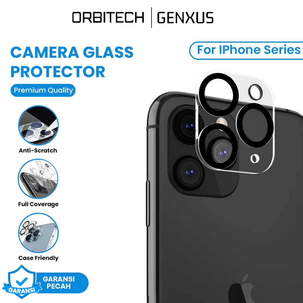 Genxus Camera Lens Clear Protector Camera Bening Tempered Glass Anti Gores Kamera For iPhone 17ProMa