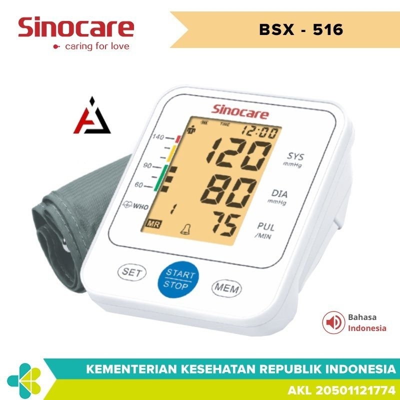 Sinocare Tensimeter Digital BSX - 516 / Tensi Digital Sinocare