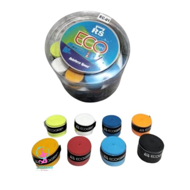 grip karet badminton bulat grip rs eco original