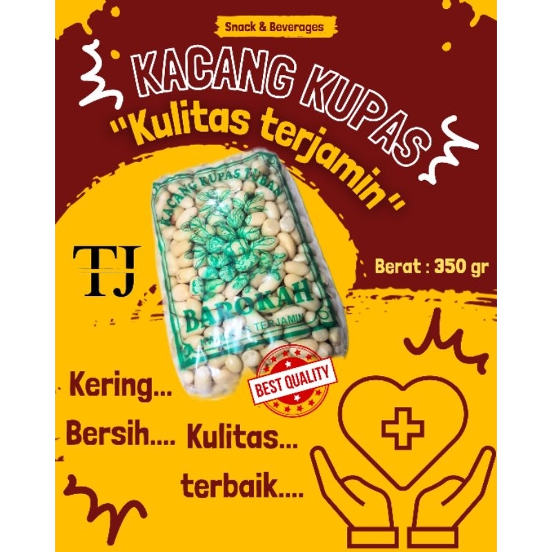 

JAMINAN termurah!! KACANG KUPAS TUBAN -+350GR