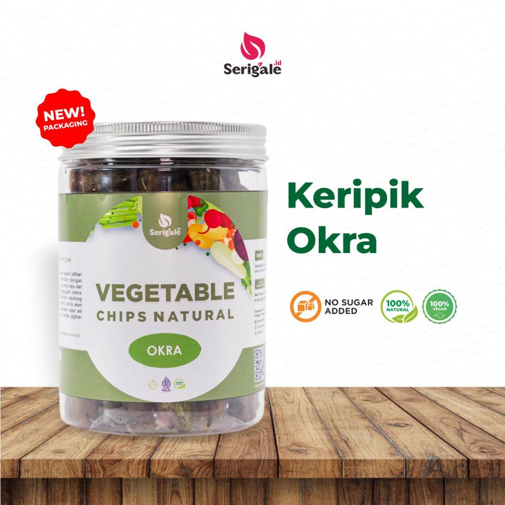 

SERIGALE.ID KERIPIK OKRA PREMIUM KEMASAN BARU 650 ML