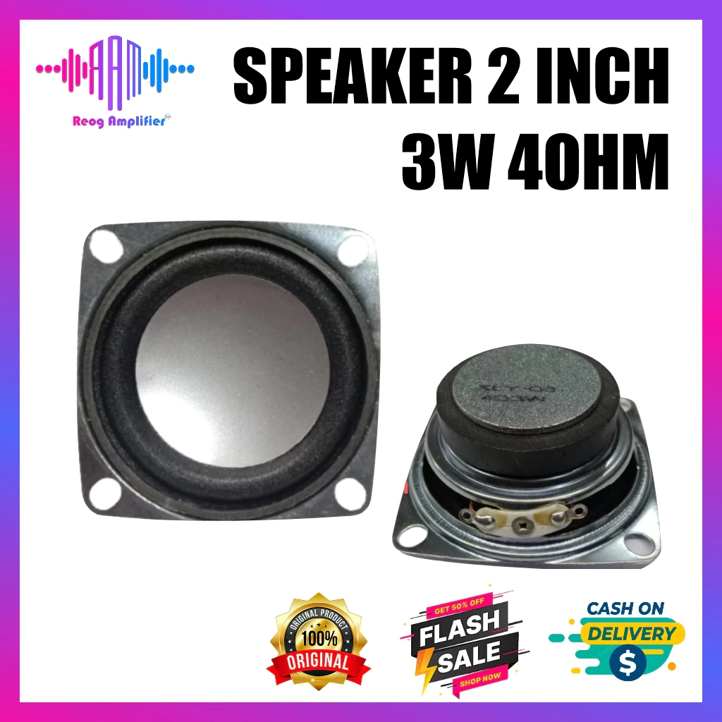 Mini Speaker Fullrange 2inch 4 ohm 3Watt