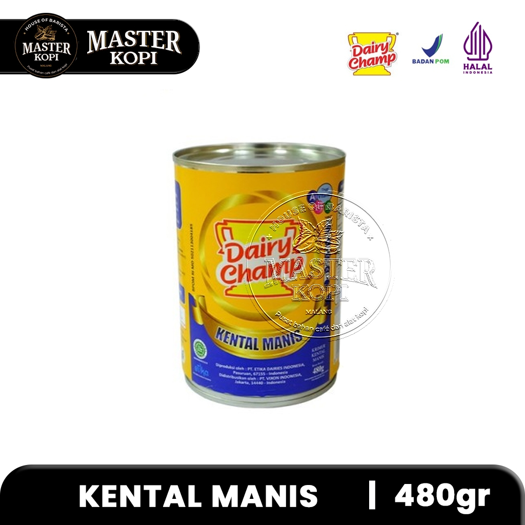 

Dairy Champ SKM Susu Kental Manis - Kaleng 480gr