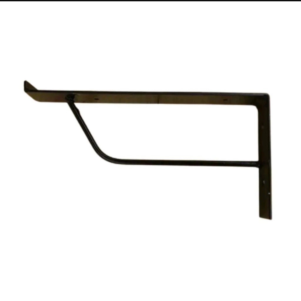 Siku Papan Bracket Besi Ambalan Dinding Lebar Extra 20 CM FREE SEKRUP