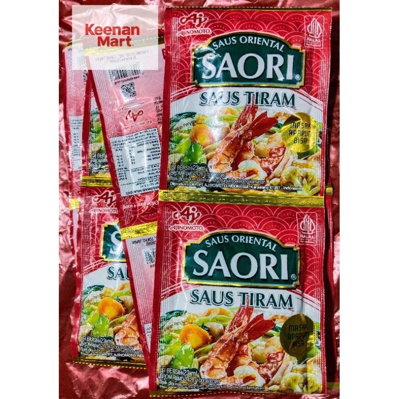

SAORI Saus Tiram 1 Renceng Isi 10 Sachet - Bumbu Masak Praktis Oriental
