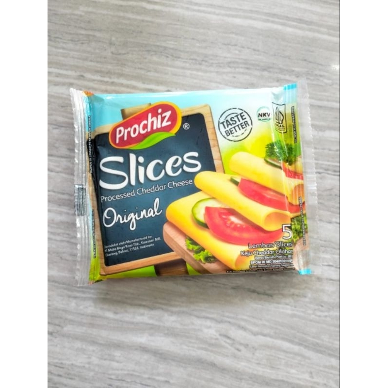 

PROCHIZ Keju Slice Chedar ORI isi 5 80g