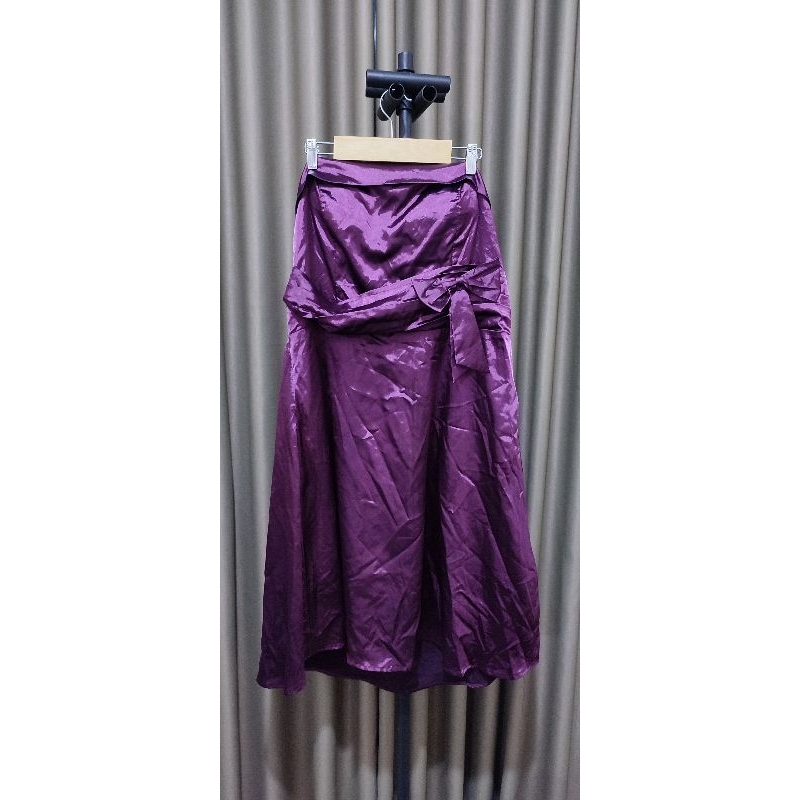 Dress Pesta Model Kemben Big Size Warna Burgundy, Dress Jumbo Murah (Preloved, Second, Bekas)