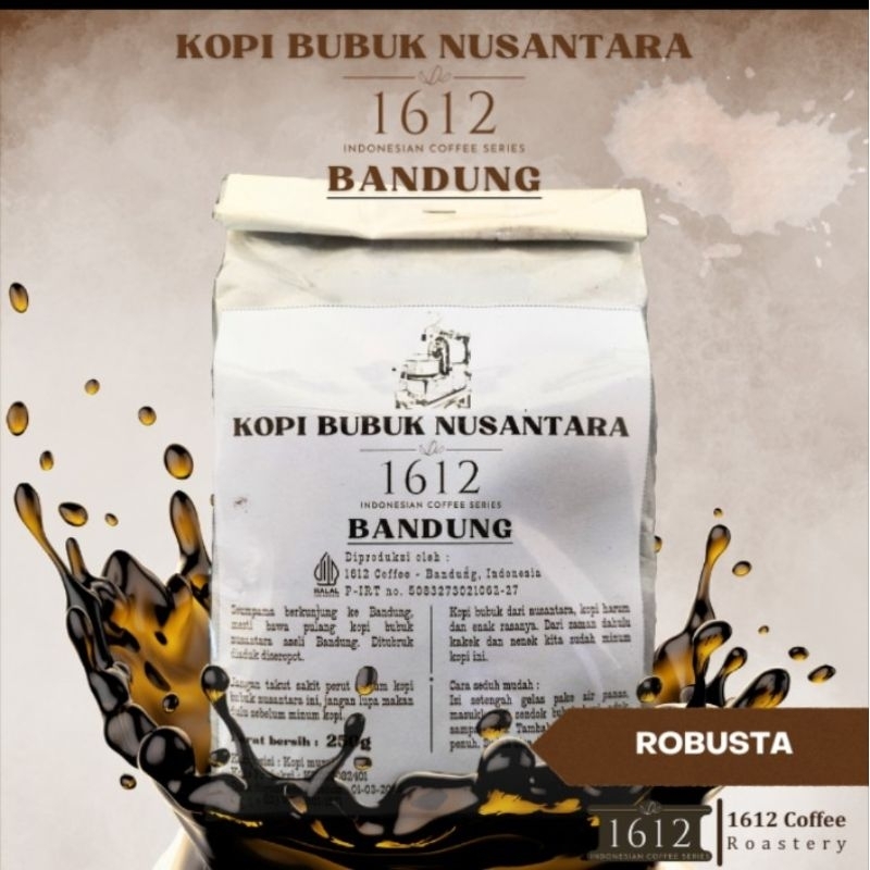 

Kopi Bubuk Nusantara Bandung Robusta - 1612 Coffee