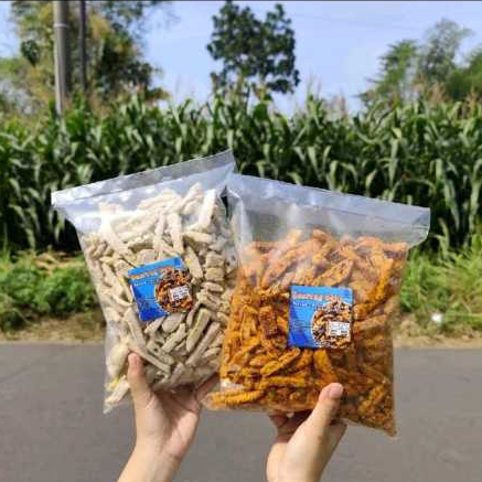 

Snack Basreng Pedas Manis + Original Daun Jeruk Kemasan 250gr Cemilan Sultan Cirebon