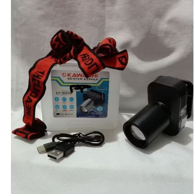 Kawachi Senter Kepala 30 watt Ly-300Z (Zoom in & out)