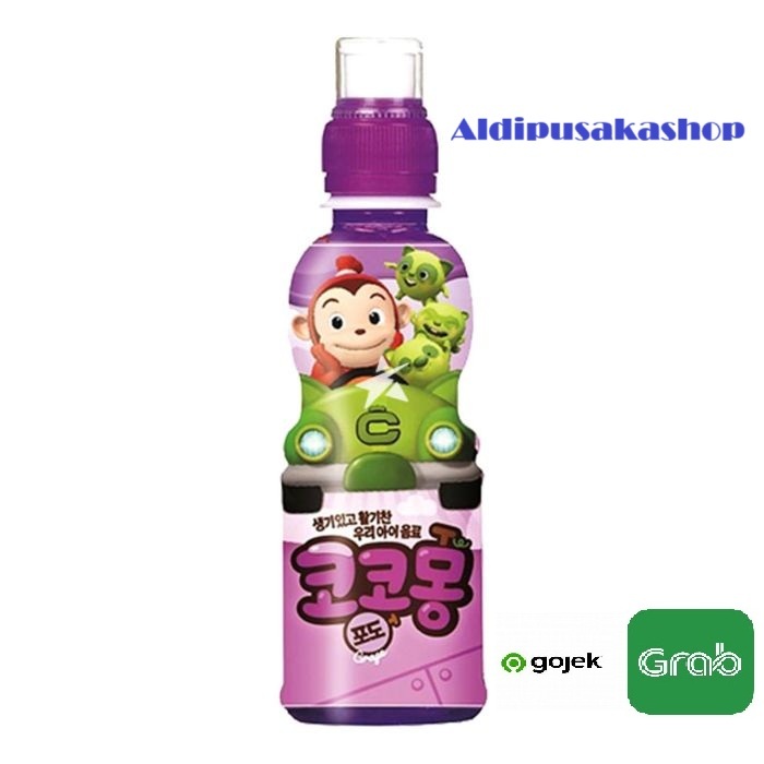 

Woongjin Cocomong Grape Drink 200ml - Minuman Rasa Anggur Made In Korea