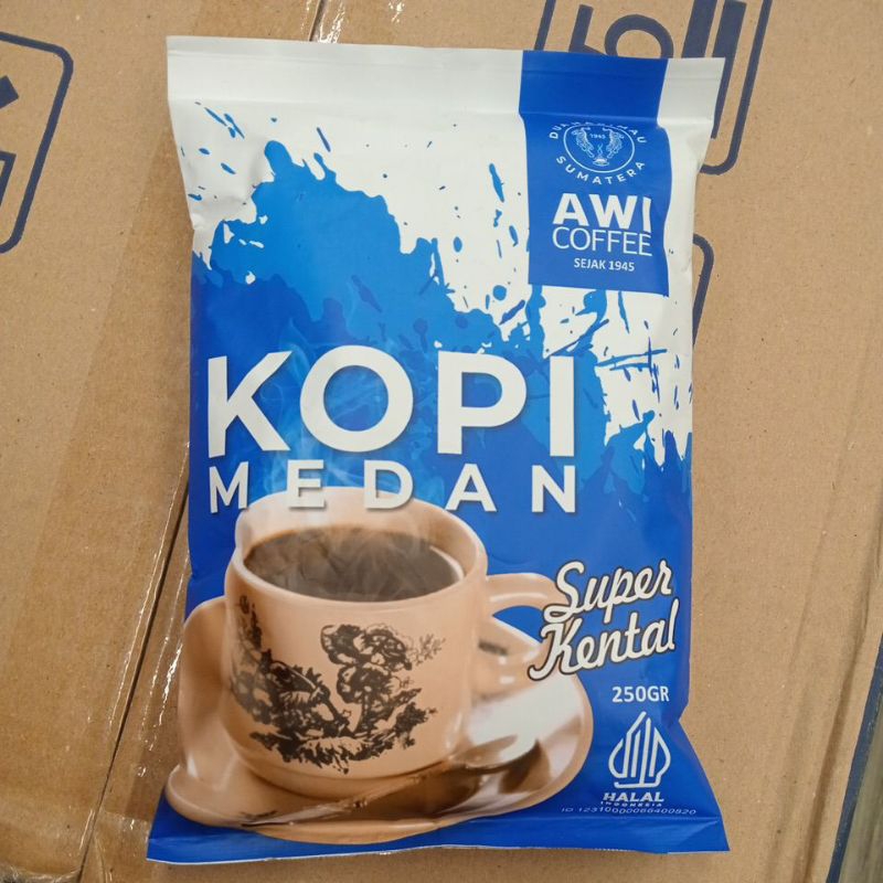 

Awi Coffee Super Kental Kopi Medan 250g