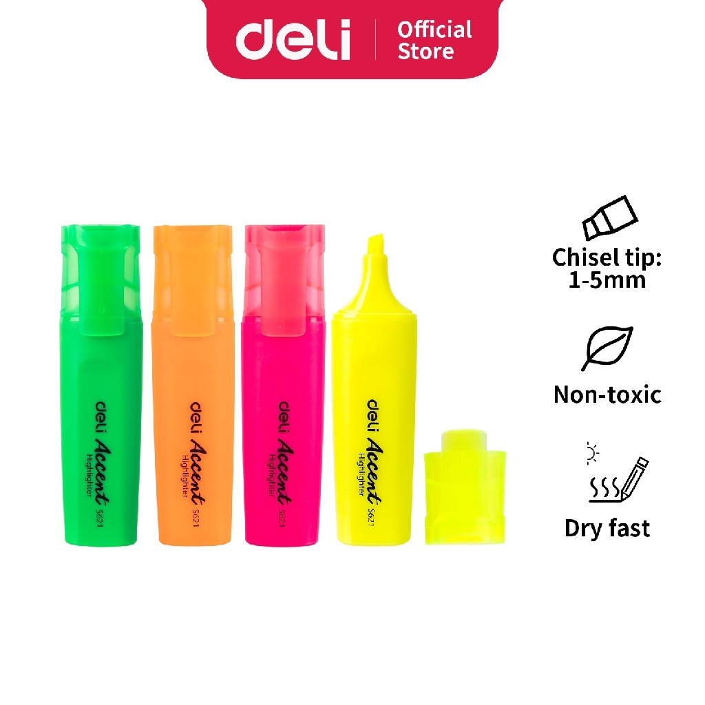

Deli ES621 Highlighter Deli Warna Terang