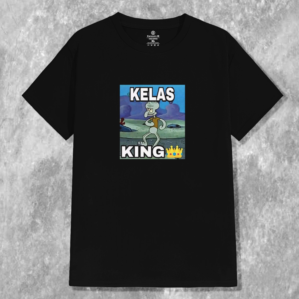 Kaos Kelas King Tshirt WA Meme Stiker WA Terbaru Keren Murah