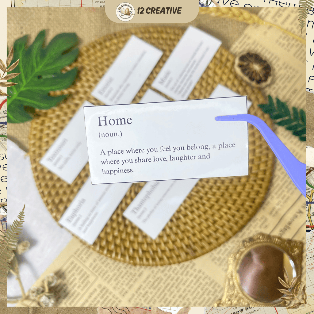 

[12 Creative] Sticker Dictionary Aesthetic – Stiker English Word untuk Dekorasi Jurnal & Scrapbook