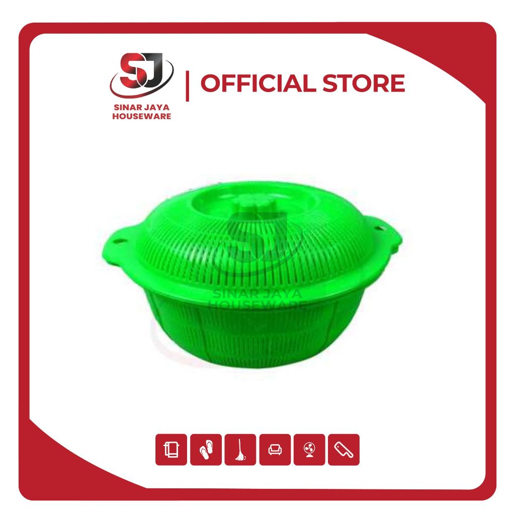 Wakul Alpokat 14 Tutup Ori Eriko/Wakul Hajatan/Wakul Nasi/Wakul Bulat Cantik/Wakul Serbaguna