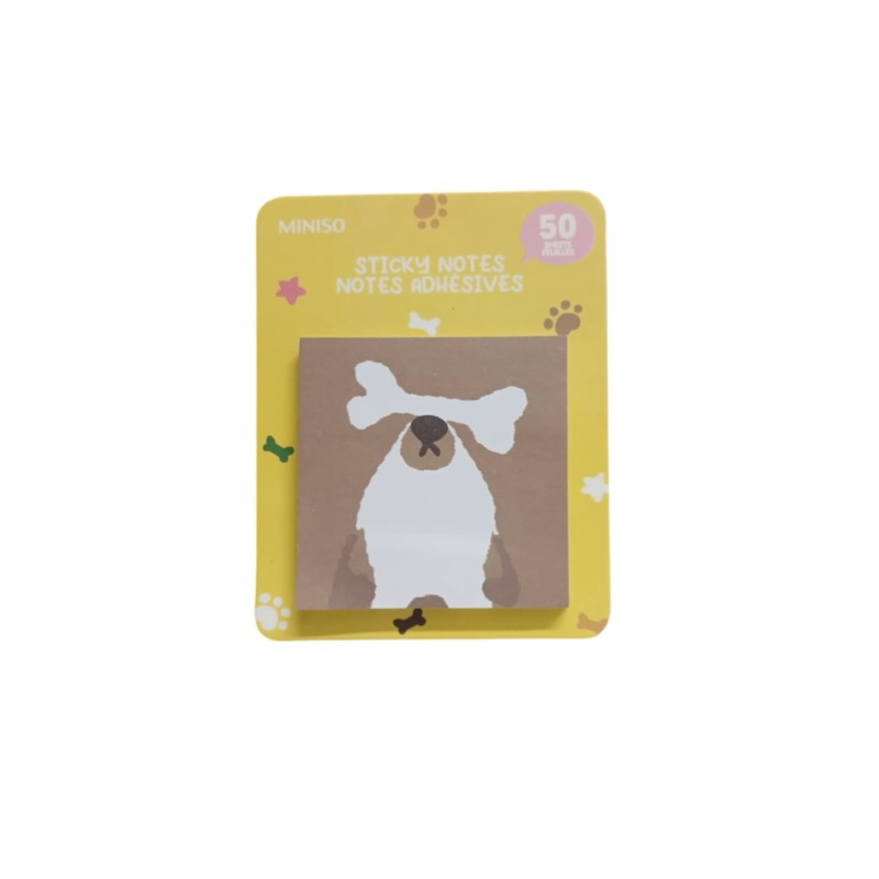 

Miniso Sticky Note Puppy Figure / memo pembatas buku