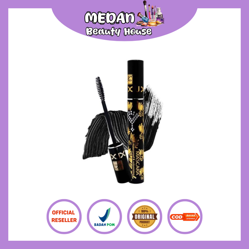 XIU XIU MASCARA BLACK waterproof volumiizing