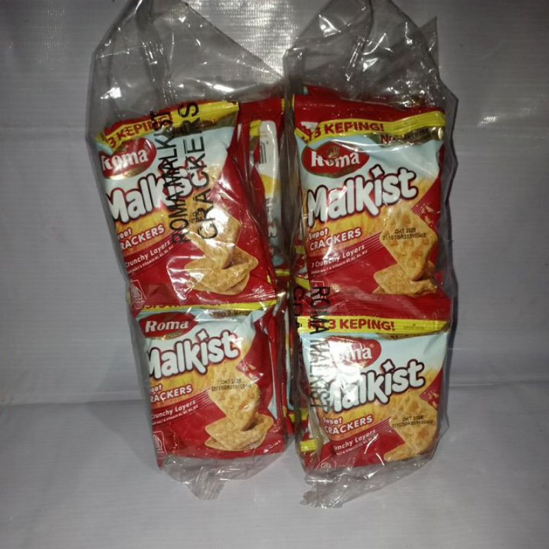 

Roma Malkis Renteng isi 10 Sachet Biskuit Crackers Renyah
