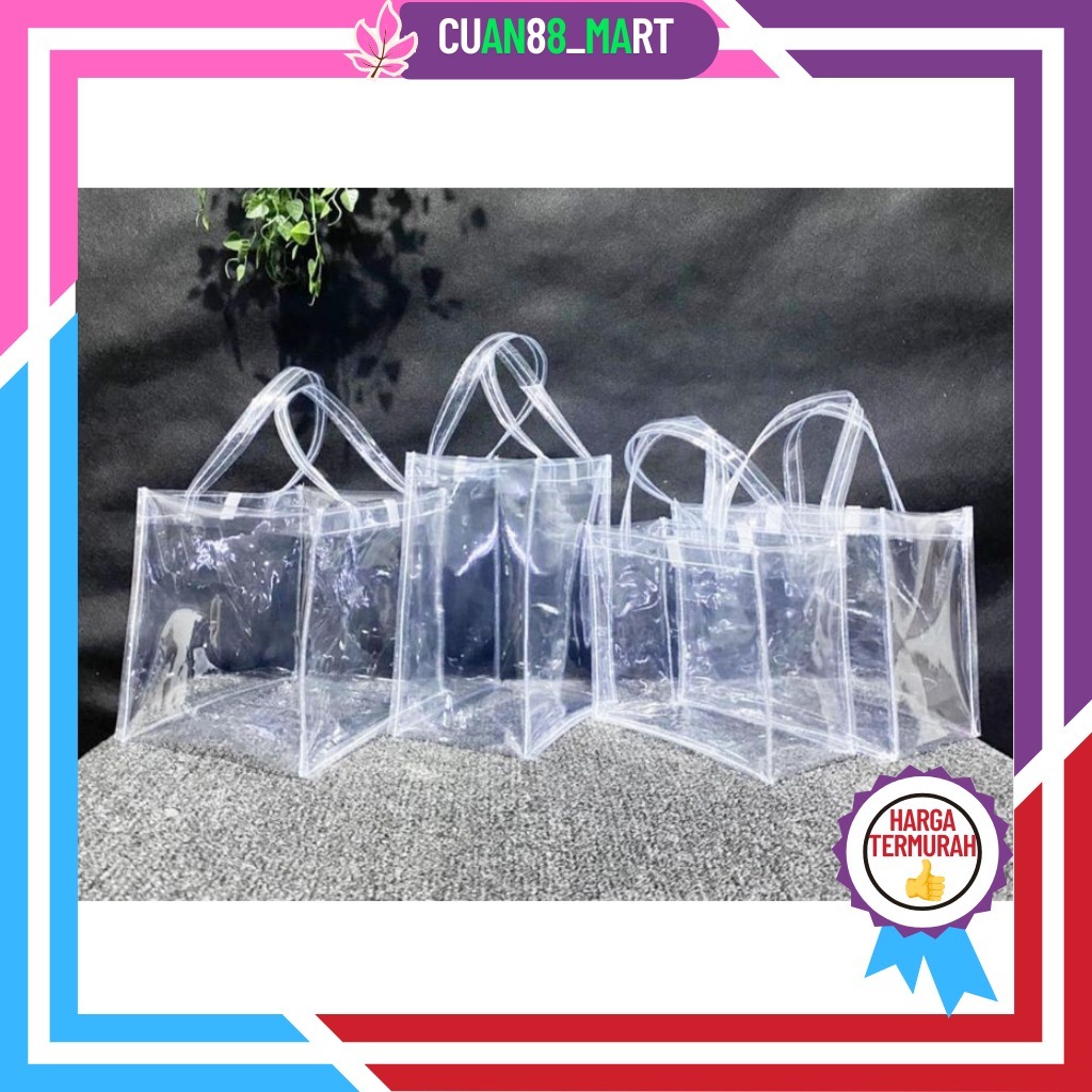 

【COD】【TERMURAH】Tas Ulang Tahun Anak Goodie Bag Souvenir Mika Transparan