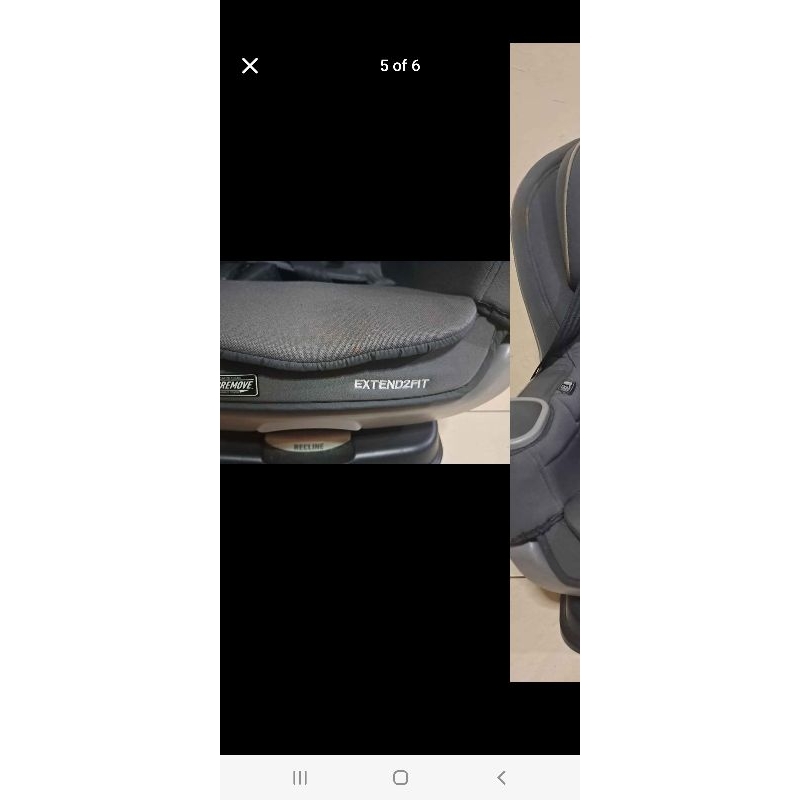 preloved car seat graco extend 2 fit