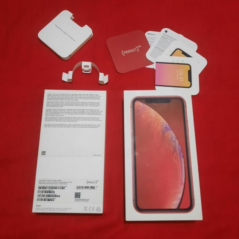 dus box iphone xr red ori copotan ibox