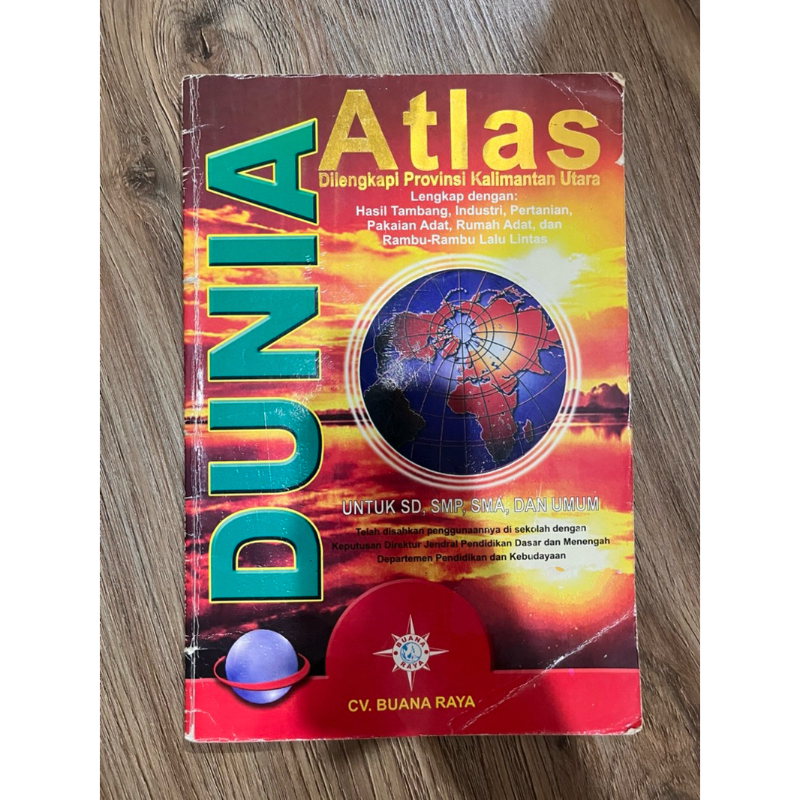 Buku Preloved Atlas Dunia Lengkap