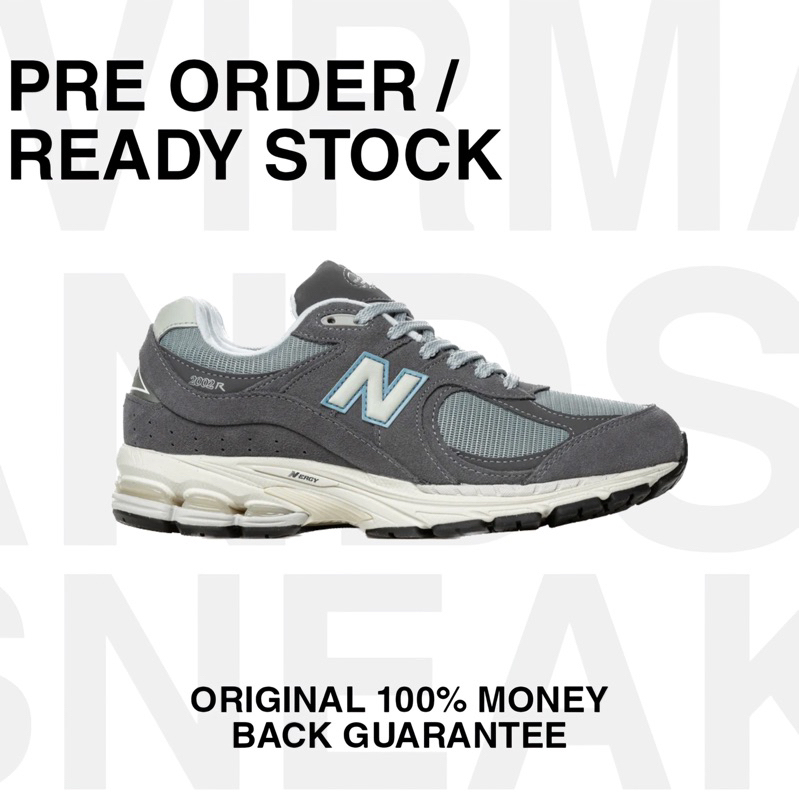 New Balance 2002R Steel Blue Original 100% Sneakers resmi