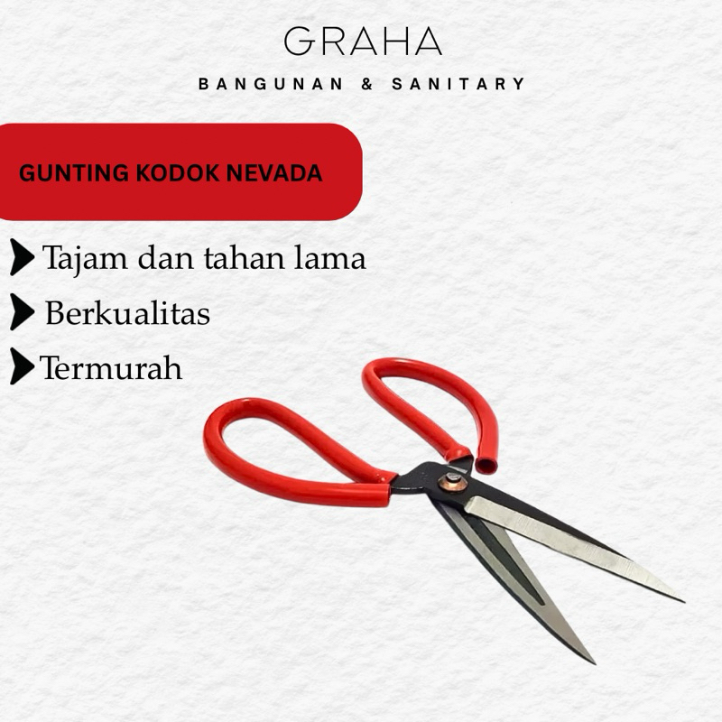 

Gunting Kulit NEVADA / Gunting Kodok / Gunting Multifungsi