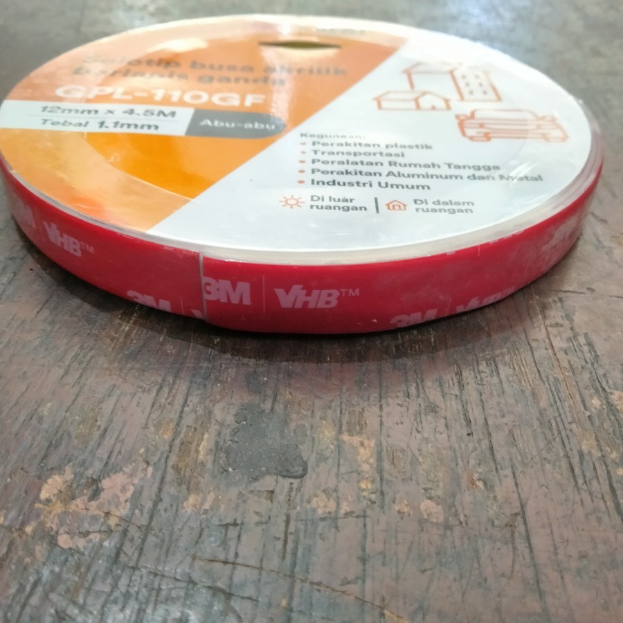 

dobel tape 3M vhb 12mm original double tape USA isolasi bolak balik
