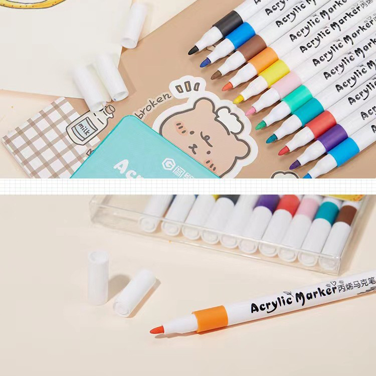 

D3W! Spidol Acrylic Painter Menggambar Kreativitas Seni Edukasi Anak Pen Akrilik Marker Warna Cepat