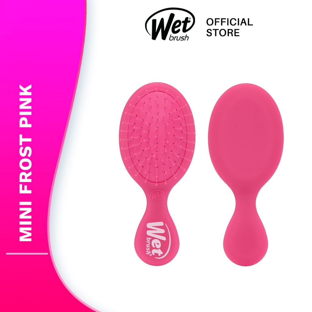 The Wet Brush Mini Frost Pink