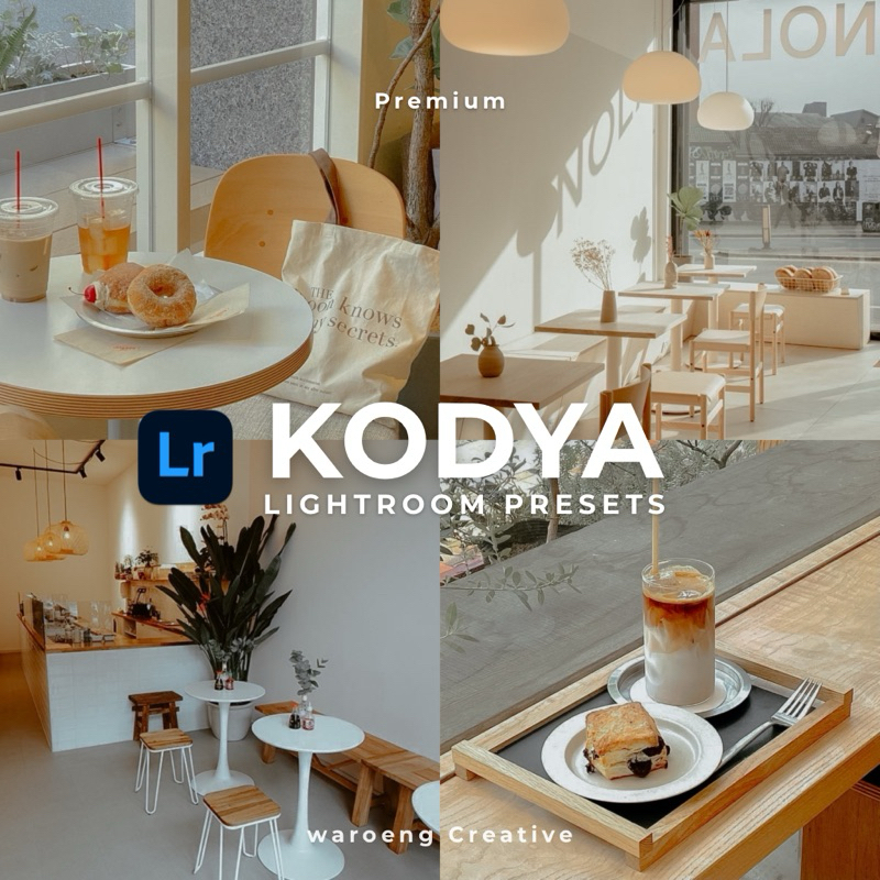 Premium Lightroom Preset KODYA | Tone Preset Aesthetic | Lightroom Untuk IOS/Android/Desktop