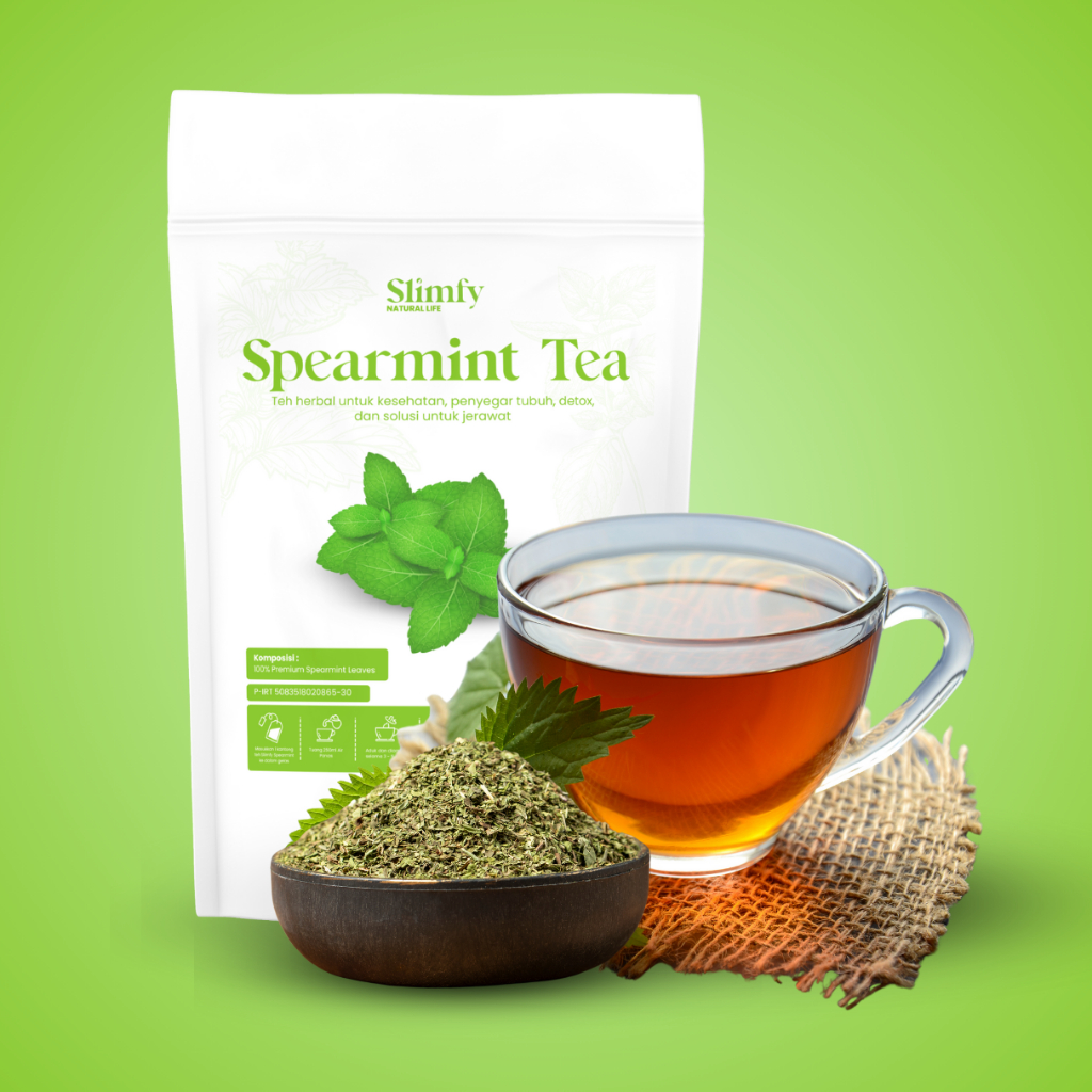

Forcysn Slimfy Spearmint Tea Teh Daun Mint Obat Jerawat Teh Mint Teh Herbal Teh Spearmint