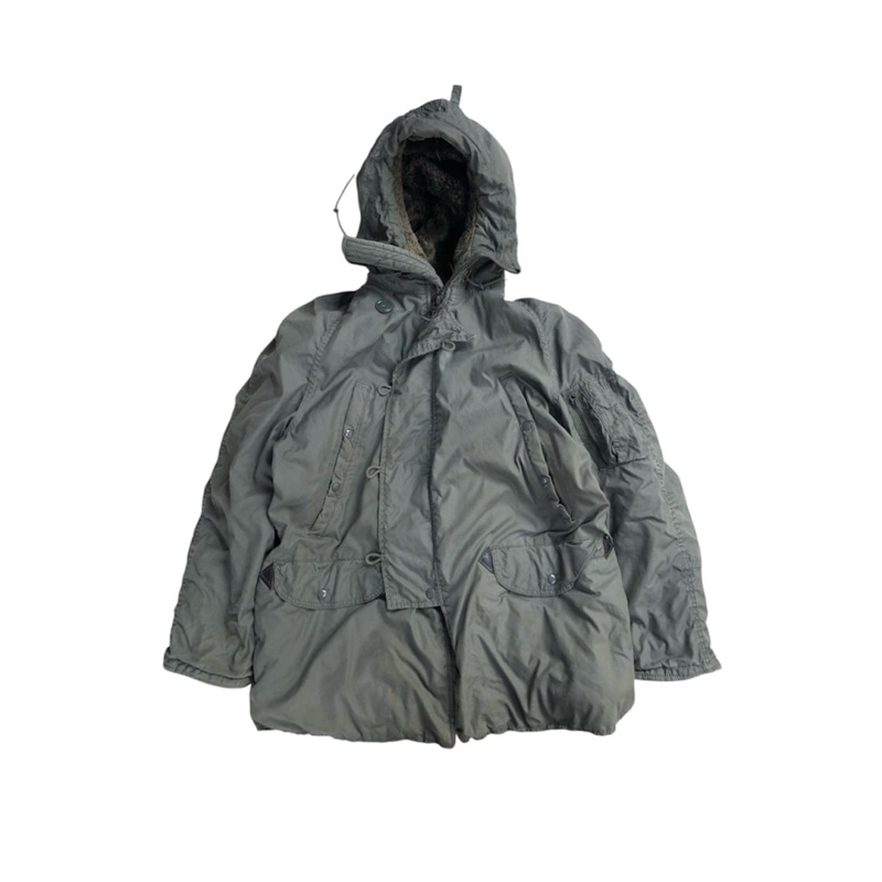 Vintage n3b parka cold weather not n2b,deck jacket,usmc,usn,og 107
