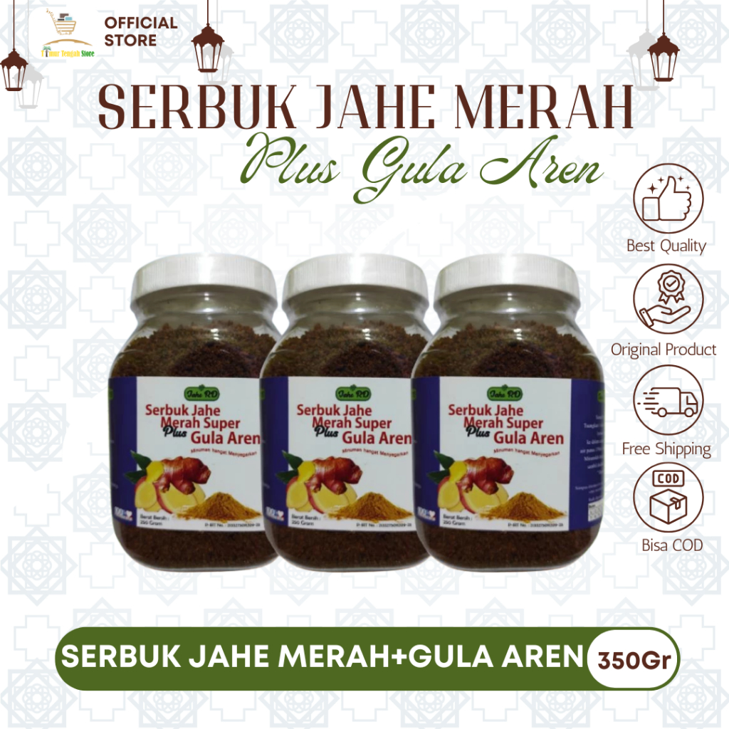 

Serbuk Jahe Merah Super Plus Gula Aren 250 gram | Serbuk Herbal Original