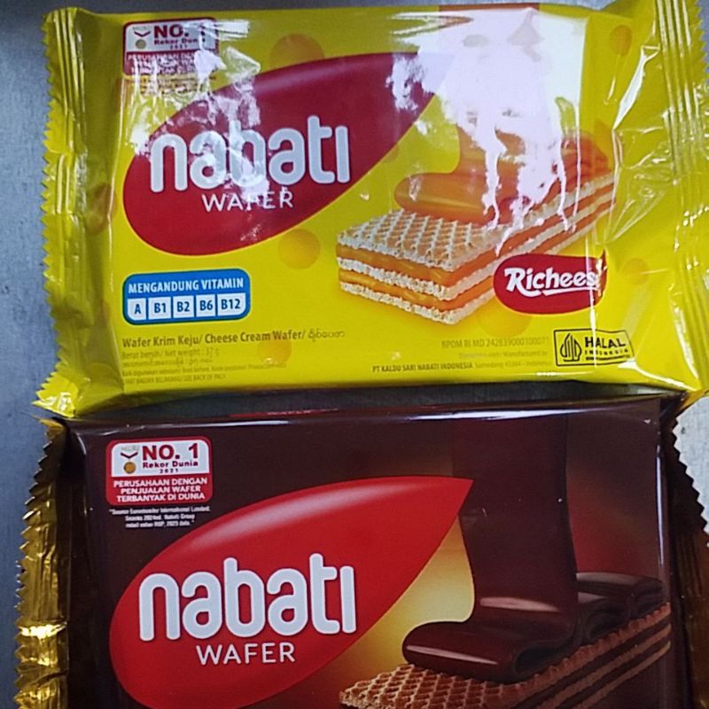 Nabati snack/jajan anak/wafer nabati per dos