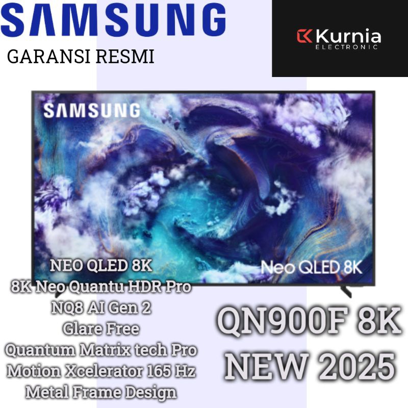 SAMSUNG 75QN900F/  QA75QN900F NEO QLED 8K SMART TV 75 inch 2025 Series