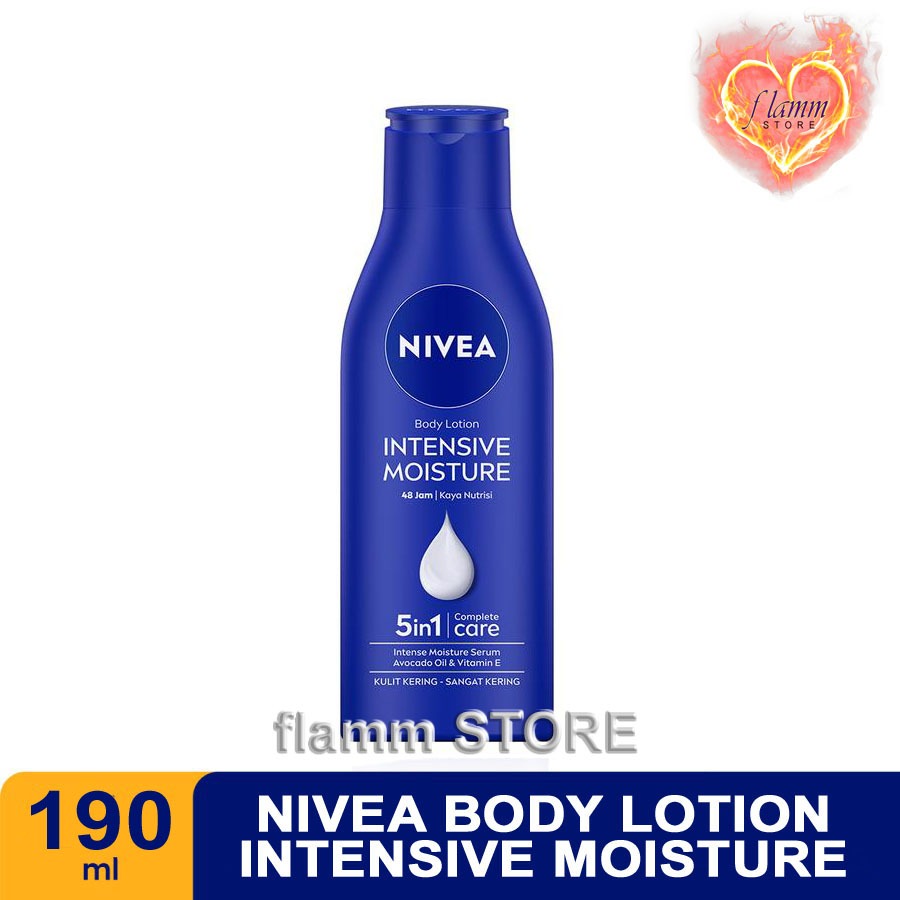 Nivea Body Intensive Moisture Lotion 190ml - untuk kulit kering