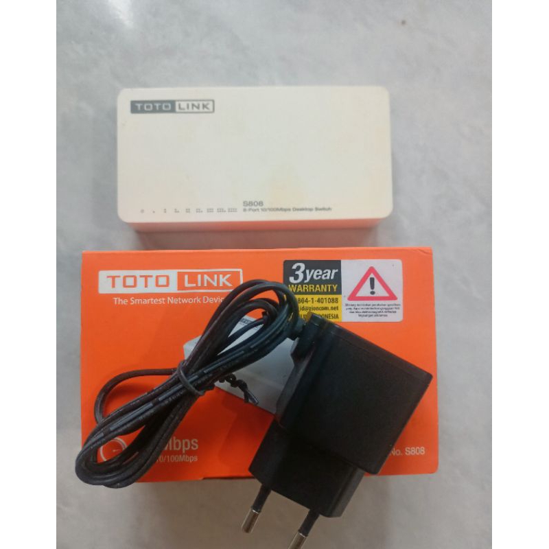 Switch hub totolink 8 port bekas