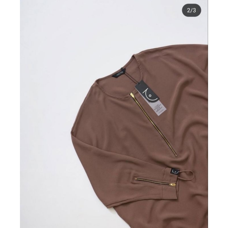 Preloved Aljenna Birra Abaya Cocoa L