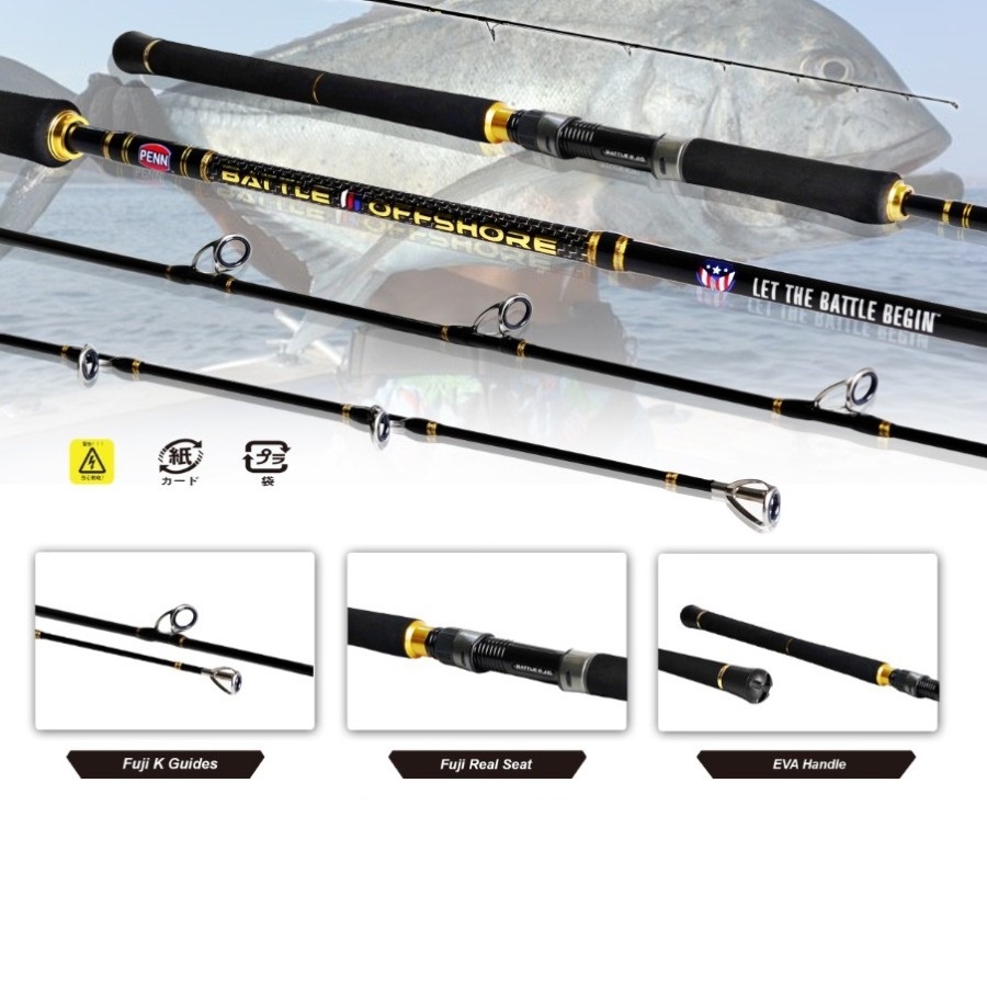 Penn offshore popping Fishing Rod battle iii