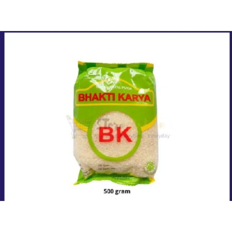 

Gula pasir BK kemasan 500gram