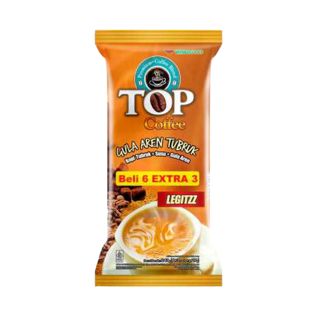 

Top Kopi Susu Gula Aren Tubruk 3in1 isi 9 Sachet