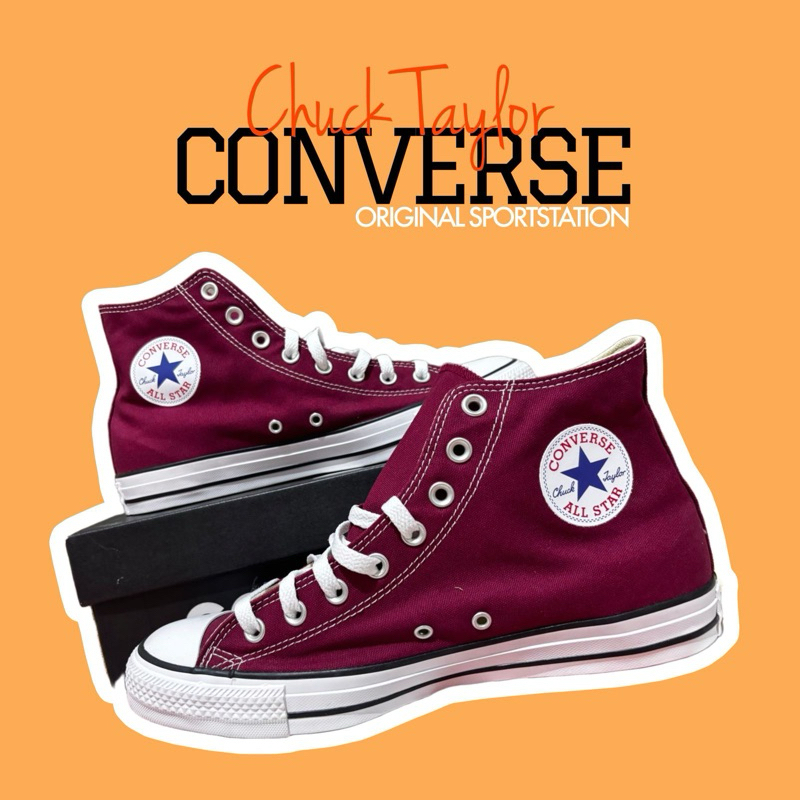 converse chuck taylor maroon original sportstation