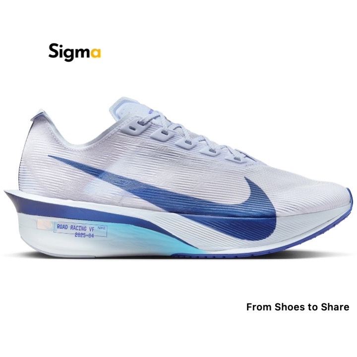 Sepatu Lari Nike Vaporfly NEXT% 4 Ghost Football Grey Blue