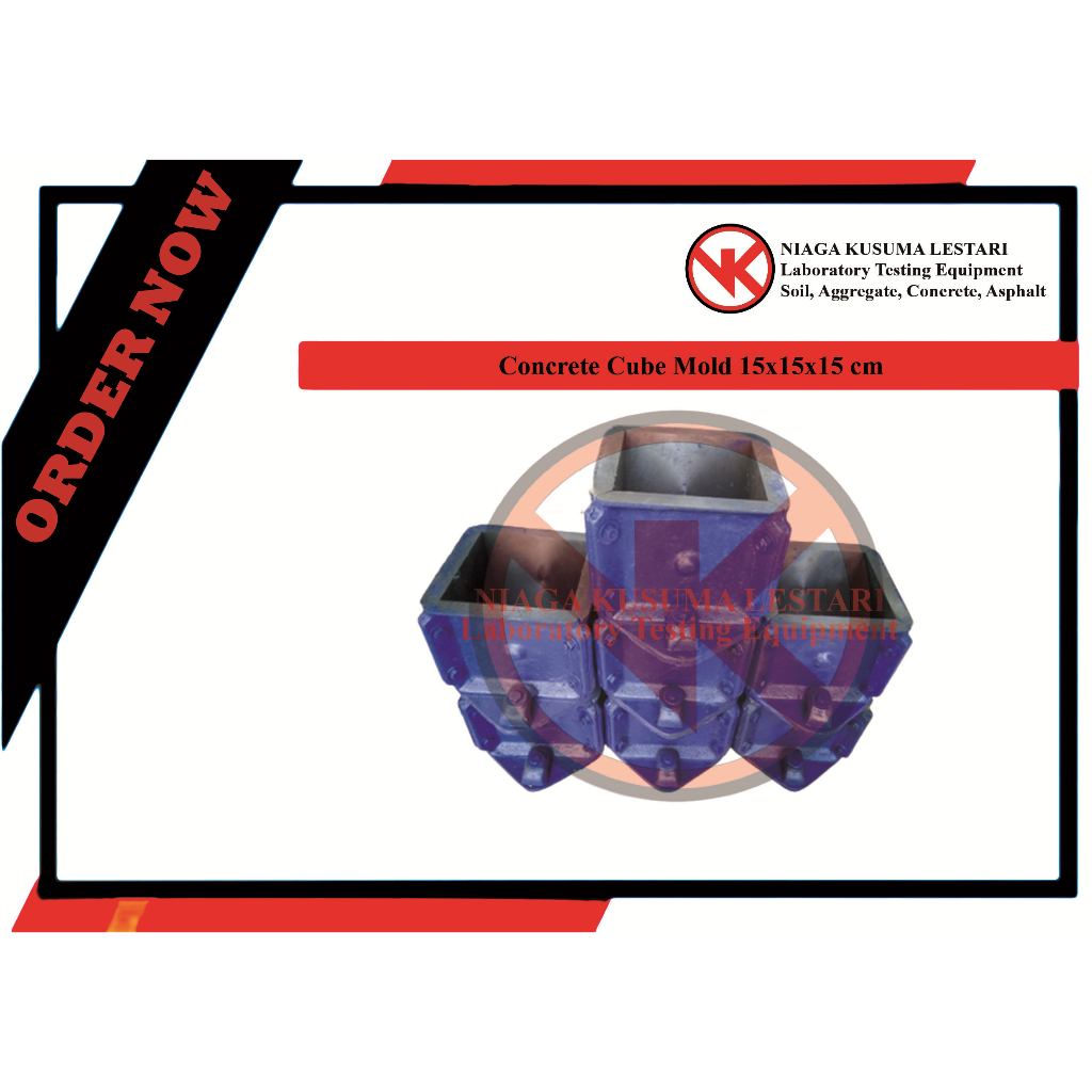 concrete kubus beton cetakan kubus beton concrete cube mold