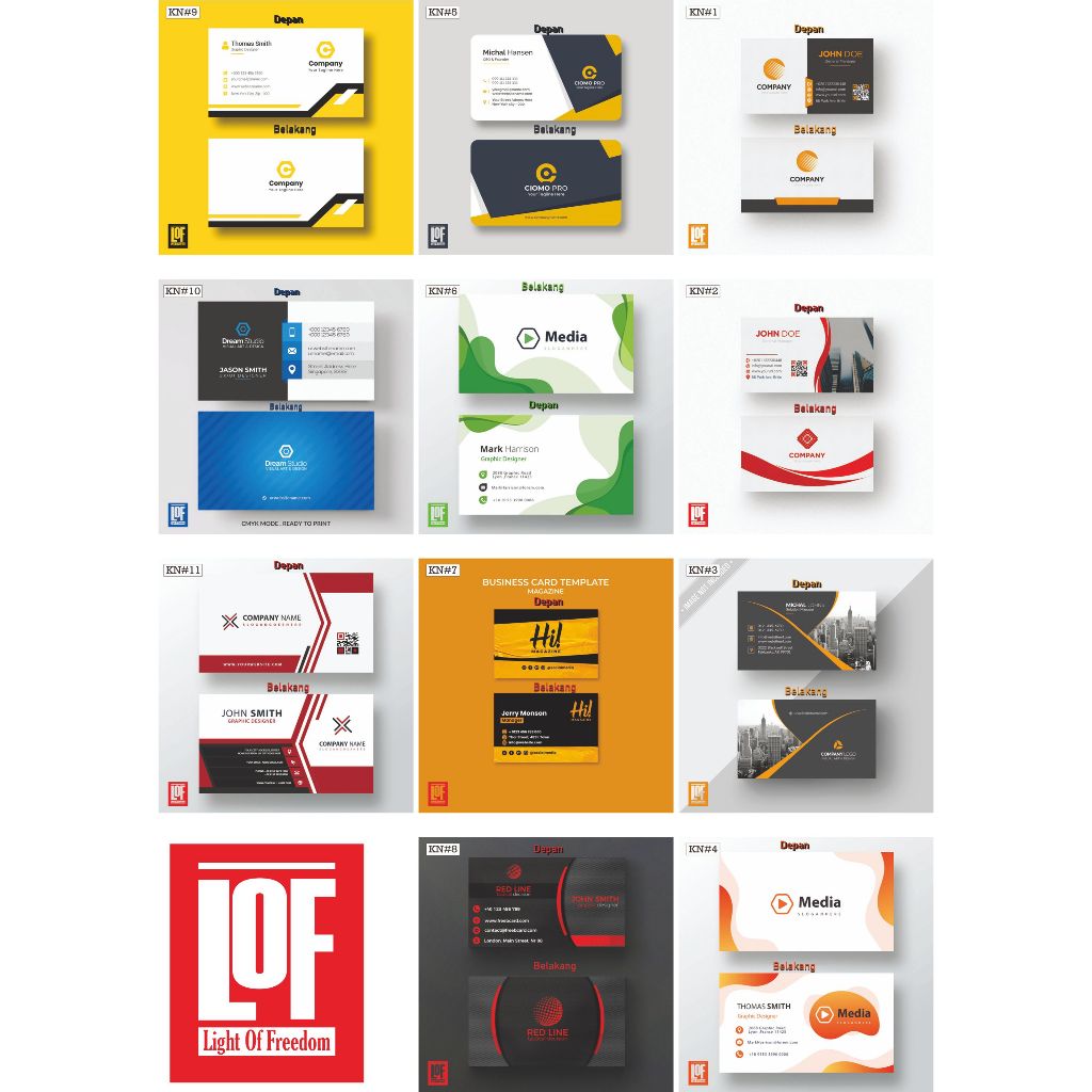 

Cetak Kartu Nama / Business Card / Kartu Nama 100 PCS FREE BOX